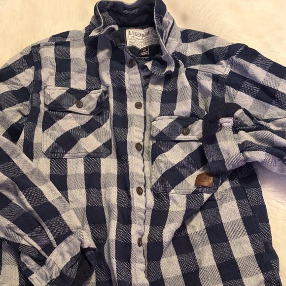 Legendary Whitetails Other - Men's Blue Plaid long sleeve Shirt size large